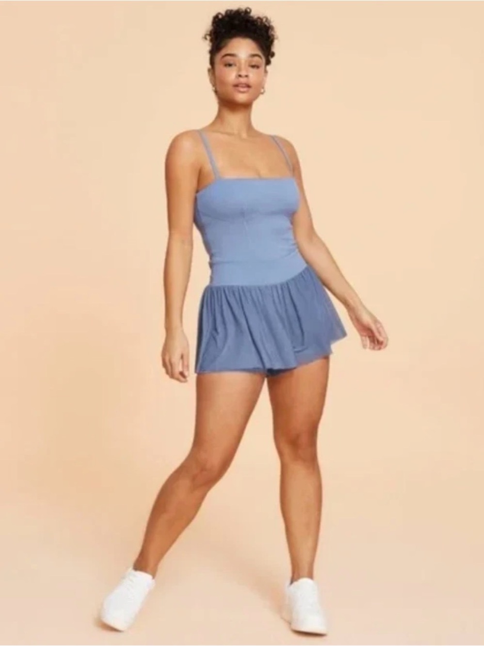 NWT Blogilates Barre Active
Romper in Steel Blue